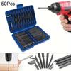 50-Piece Magnetic Screwdriver Bit Set - Extra-Long 75mm, Multifunctional & Durable, Perfect for DIY & Professional Use
