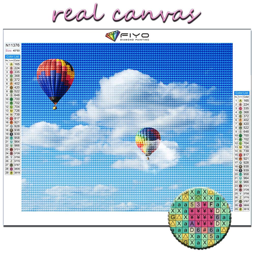 Cross Stitch Kit DIY Diamond Embroidery Hot Air Balloon Diamond Painting Home Decor