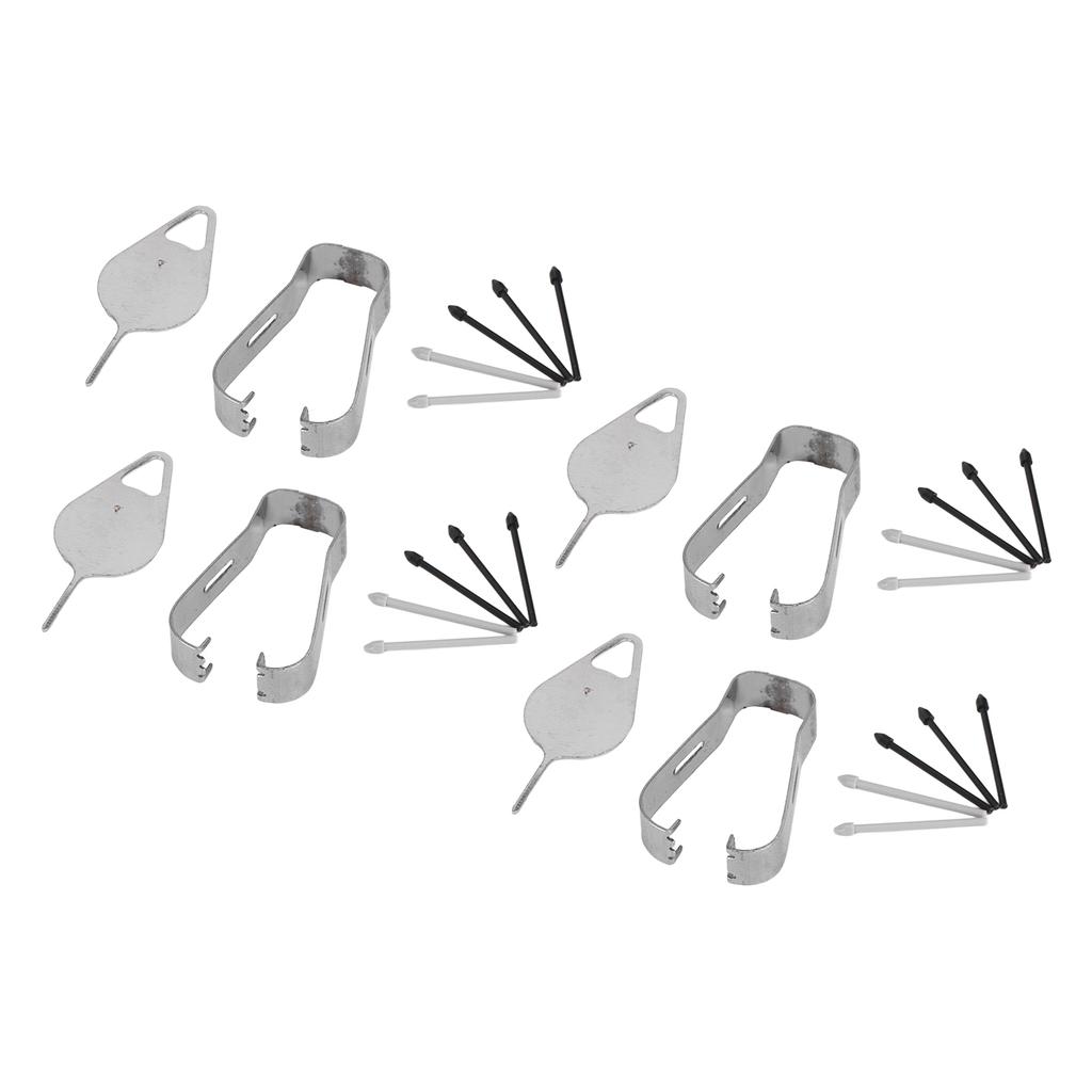 4 Sets Stylus-Stiftspitzen Idealer Ersatz 20 Spitzen 4 Fingerhüte 4 Pinzetten Touch-Stylus-Stiftspitzen für Galaxy Tab S6 T860 T865