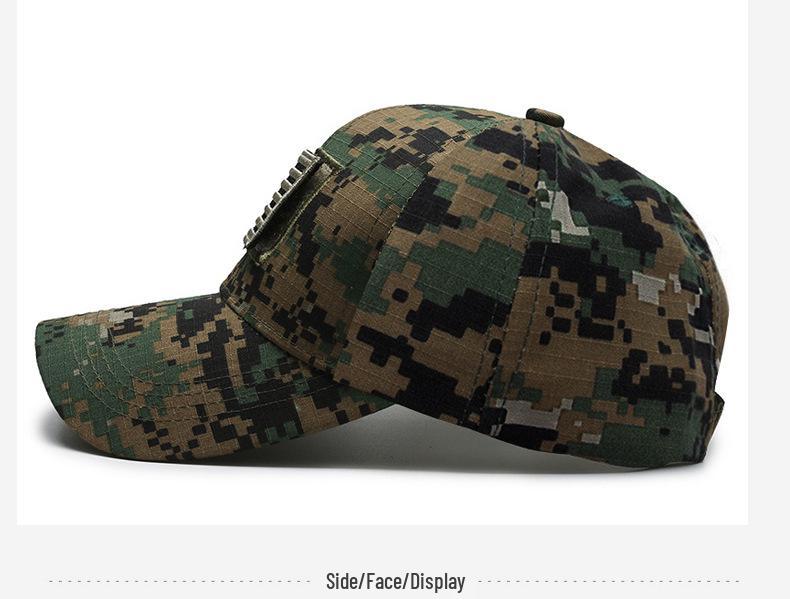 Spring & Autumn Velcro Baseball Cap with American Flag Embroidery – Unisex Outdoor Design