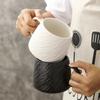 Simple Ceramic Large-Capacity Drinking Cup, Niche Boys Water Cup, Teacup, Office Household Couple Cup