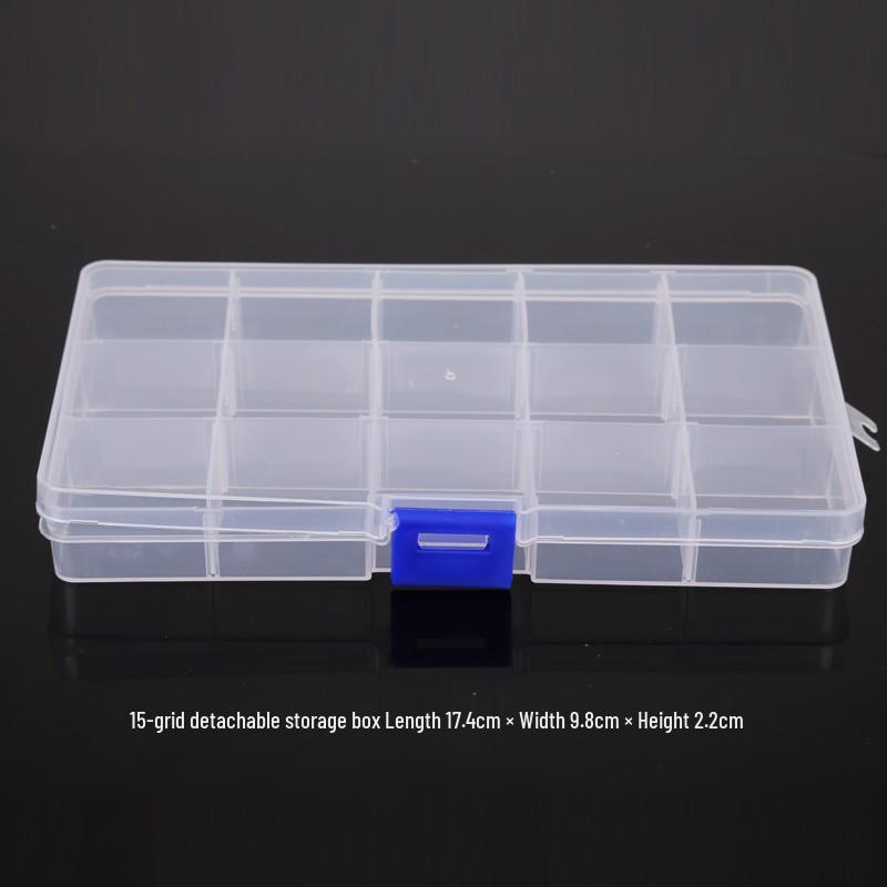 Multi-Size Transparent DIY Jewelry Storage Box Set