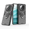 Shockproof Heavy Armor PC Case For Xiaomi Redmi Note 15 Pro 14 Pro Plus 5G Magnetic Ring Bracket Enhanced Anti-drop Back Cover