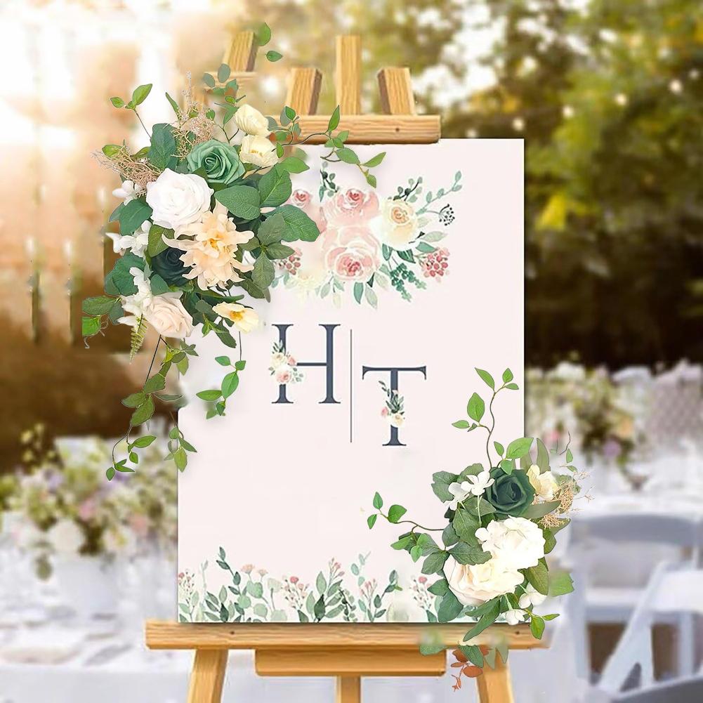 Faux Flower Set Artificial Flowers Event Decoration Birthday Party Decor Boho Wedding Theme Bridal Shower Flowers