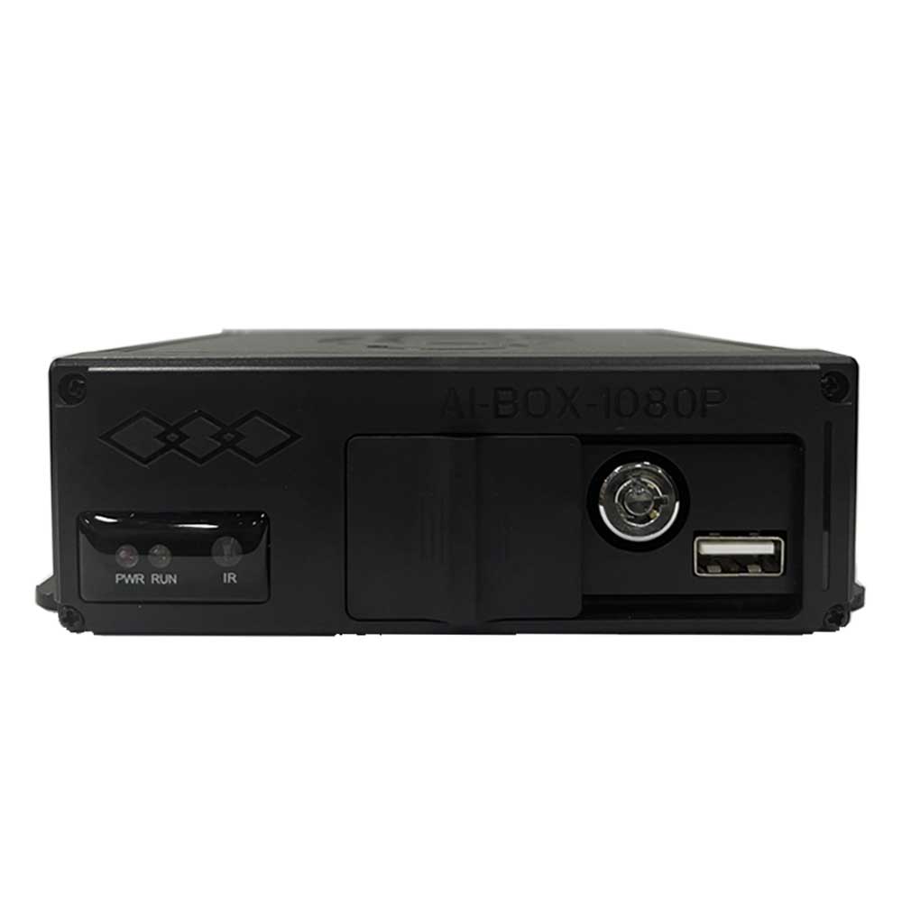 Car AHD DVR 4 Channel 1080P AHD SD Vehicle Mobile DVR Video Recorder Real-Time View Monitor 12-36V
