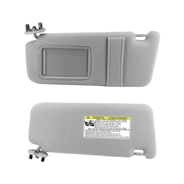 Pair of Sun Visors for 2007-2011 Toyota Camry (Parts 74310-06750-E0, 74320-06780-B0)