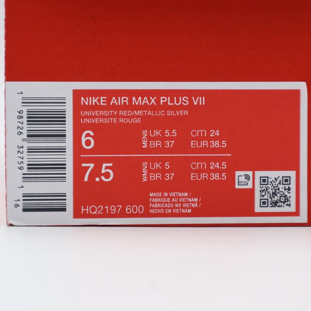 HQ2197-600 Nike Air Max Plus 7 University Red (Men's)