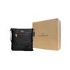 New COACH Rowan Cross Grain Leather Document Bag, Shoulder Bag, Crossbody Bag Mini Women's Black CE871-IMBLK