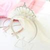 Hairband Pearl Veil Princess Tiara Hairband Party Crown Birthday Party