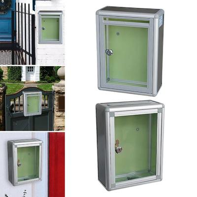 Secure Suggestion Mailbox Wall Mounted Newspaper Box Large Capacity Locking Ballot Box Community