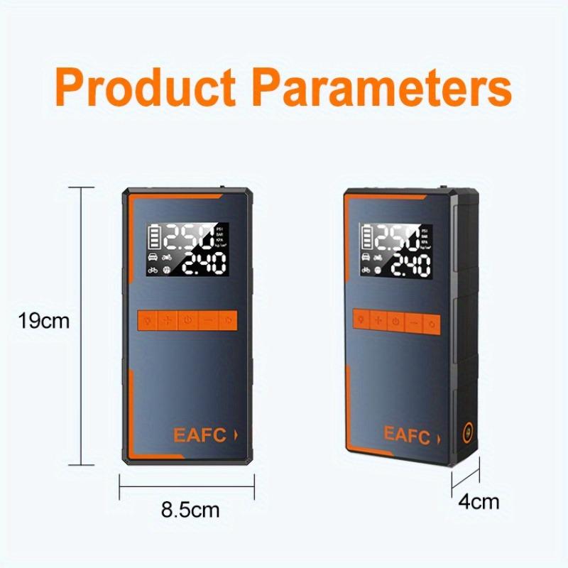 EAFC 2 in 1 Portable Car Air Compressor Car Jump Starter, 12V Car Emergency Booster, Battery Power Bank with LED Light