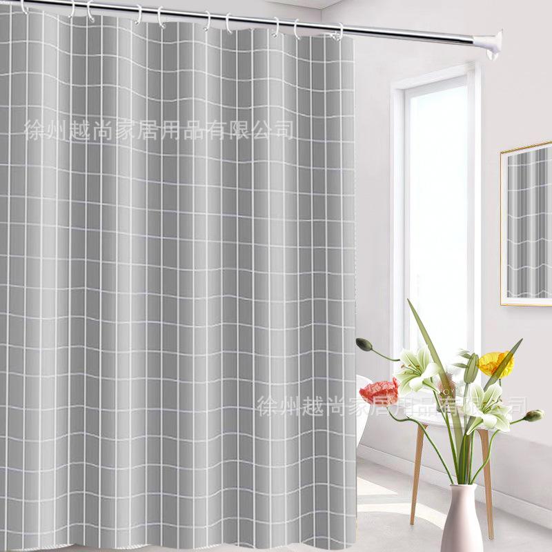 Shower Curtain Waterproof, Mildew Proof, Light Blocking, Hanging Toilet, Dry And Wet Separation Bathroom