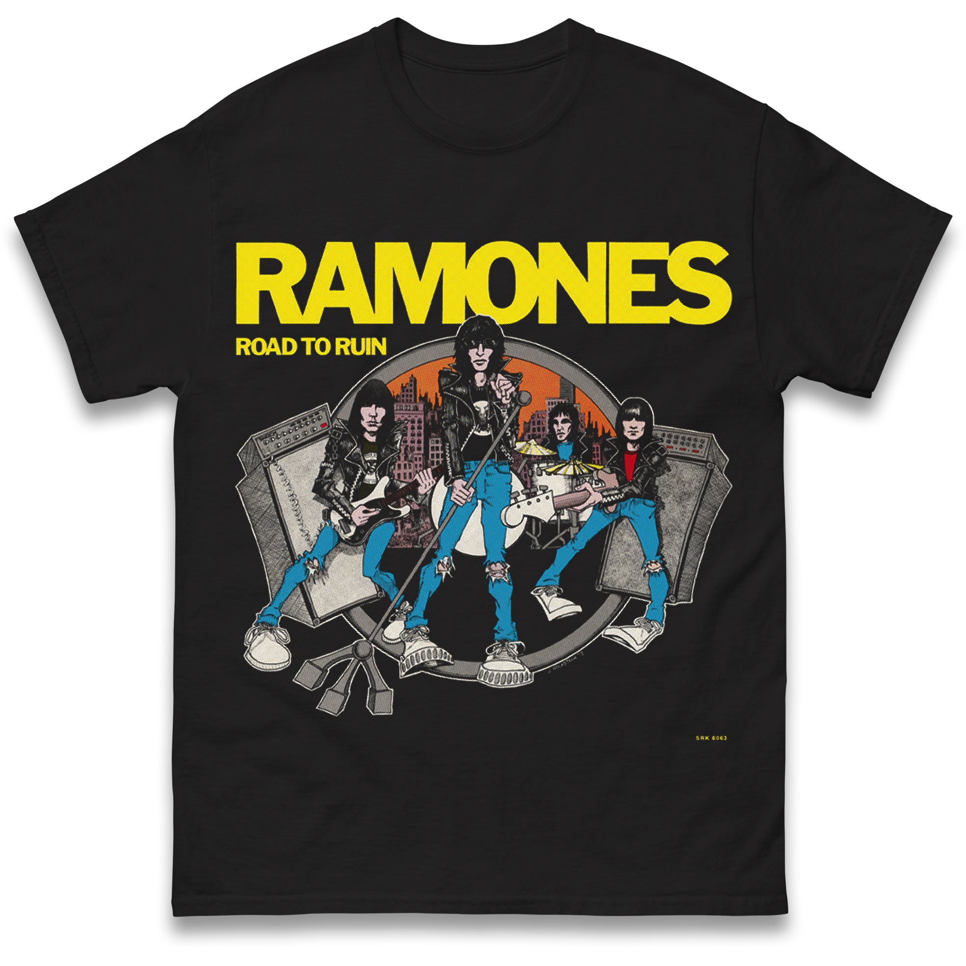 Ramones Road to Ruin Mens T Shirt Womens Tops Tees S