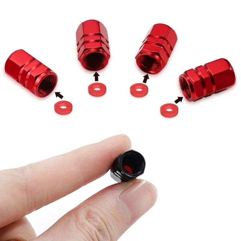 4Pcs Car Tire Valve Caps Metal Styling Tyre Air Stems Cover For Toyota GR Gazoo Racing Supra Corolla Parts Sport 86 Yaris Grmn