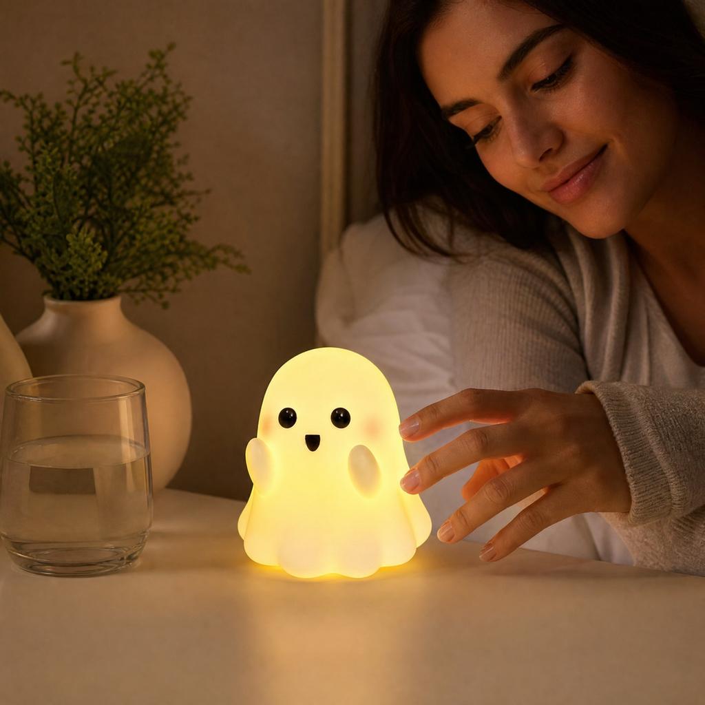 Shaped Tap Light with for Halloween Night Light Decoration