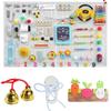 Beschäftigungsbrett DIY Uhr Spielzeug Baby Sensorisch Montessori Sensorikspielzeug Busyboard Kognitives Aktivitätsbrett Zubehör Teil Für Kinder