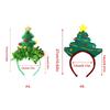 Adjustable Fabric Christmas Tree Hair Accessory Party Headbands For Adults Children Seasonal Celebrations And Photos