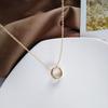 Minimalist Irregular Pendant Necklace For Women Gold Color Alloy Hollow Geometric Chokers Necklaces Birthday Gift