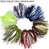 Bass Fishing Lures Kit Include Weedless Football Swim Jigs Bass Jigs, Silicone Jig Skirts, Craw Soft Plastic Worms Grub Bait Tackle Kit Fishing Lures