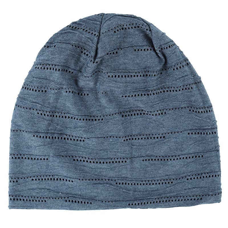 1Pc Thin Elastic Slouchy Lightweight Headscarf Cap Breathable Unisex Casual Beanie Trendy Solid Color