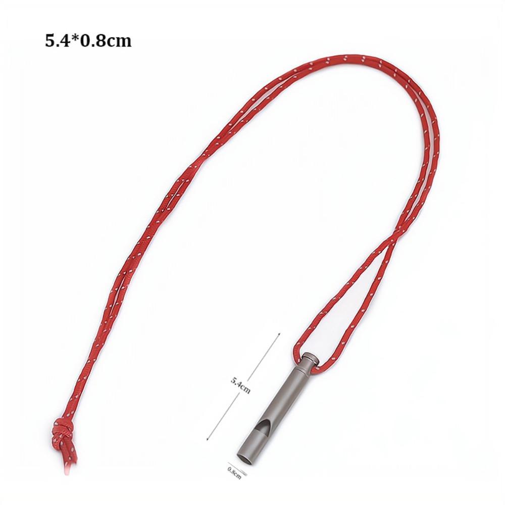 

Titanium Safety Survival Whistle Portable Hiking Outdoors Emergency Whistle Outdoor Tool 2