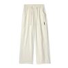 Summer Thin Men's Straight Tube Loose Ice Silk Wide Leg Casual Pants Breathable Jogging Fitness Baggy Casual Pants
