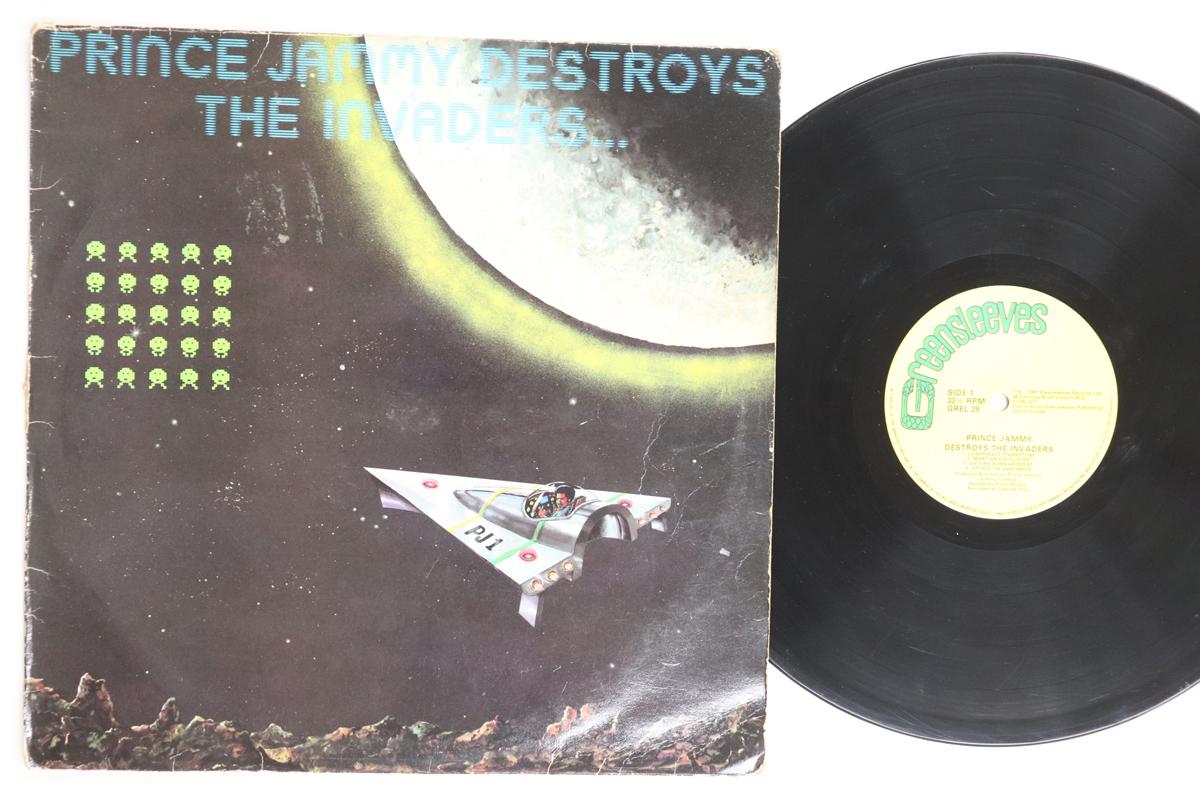 

LP Record PRINCE JAMMY Prince Jammy Destroys The Invaders. GREL29 GREENSLEEVES RE 1982 UK Reggae Ska Dub Used