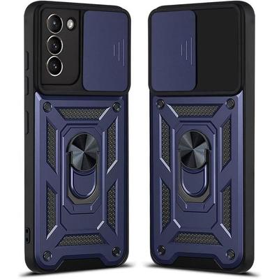 Protective Case - PROSHOP - for Samsung S21 Plus - Shockproof - Scratch-Resistant - Navy Blue