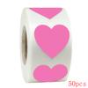 Heart Red Stickers Seal Labels 50-500Pcs Labels Stickers Scrapbooking For Package And Wedding Decoration Stationery Sticker