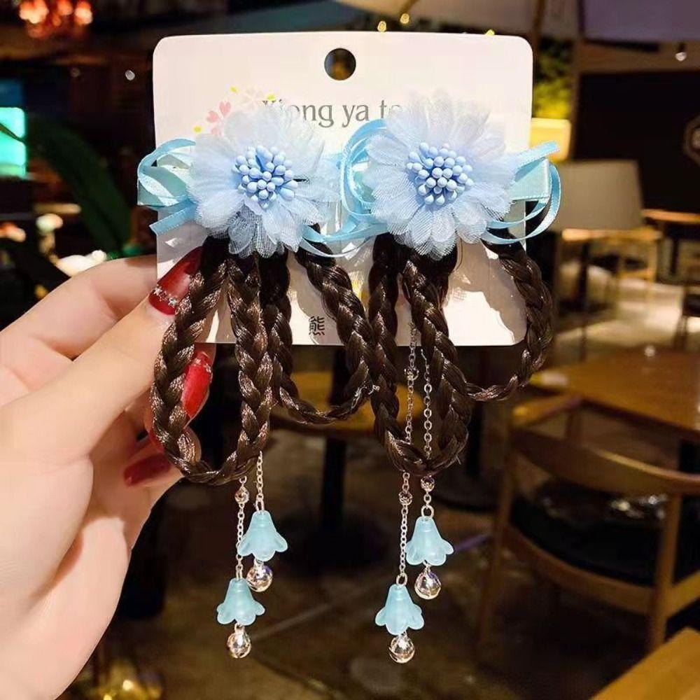 Duckbill Clip Wig Braid Head Wear Children Hair Clip Ancient Style  Hairpin Women Hair Accessories