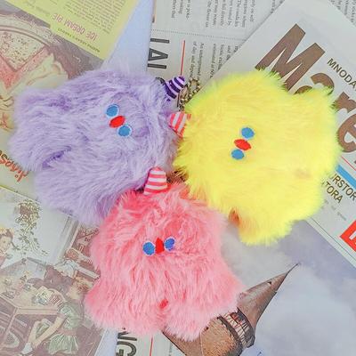 Saco bolsa acessórios doces cor rosa verde chaveiro de pelúcia ornamentos dos desenhos animados para sacos moda saco mochila acessórios