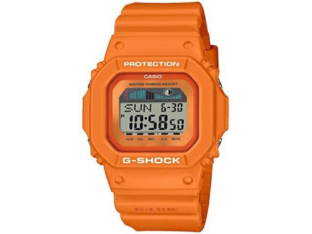 

CASIO G-SHOCK GLX-5600RT-4JF G-LIDE Super Orange Limited Цифровые часы Tide Moon
