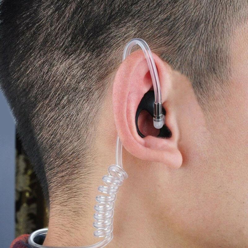 3 Paia di Auricolari Morbidi Sostitutivi per Radio Ricetrasmittenti a 2 Vie, Inserti Auricolari per Tubi Acustici, Kit Audio, Accessori per Cuffie