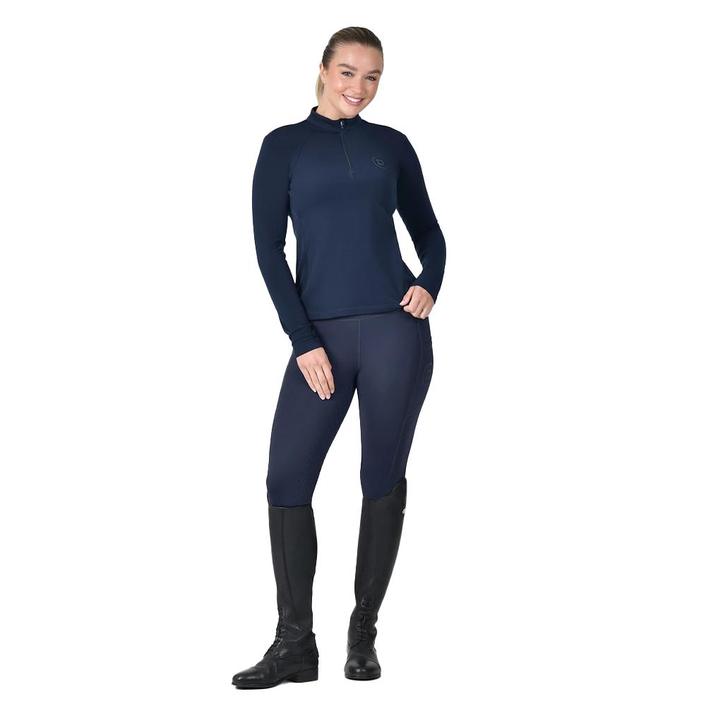 DUBLIN Womens/Ladies Brushed Long-Sleeved Riding Top