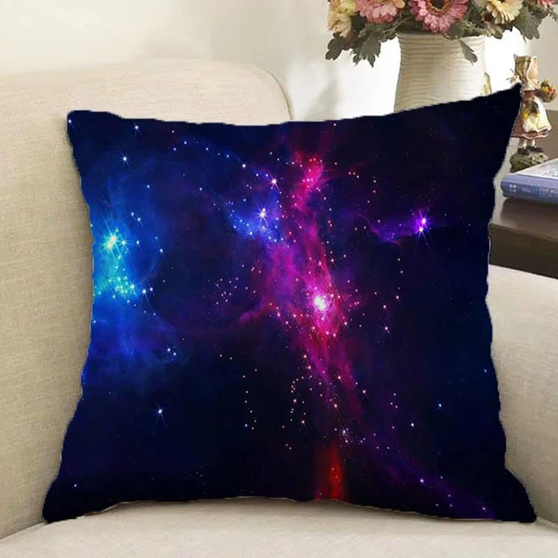 Universe Galaxy Decorative Pillowcase Office Living Room Car Ornaments Home Pillowcase
