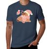Cute Walrus Loves Fish Tshirt Plus Size Street Style Tee