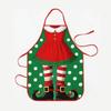 Oil-Resistant Christmas Apron Reusable Kitchen Aprons New Santa Claus Apron  Holiday Decor