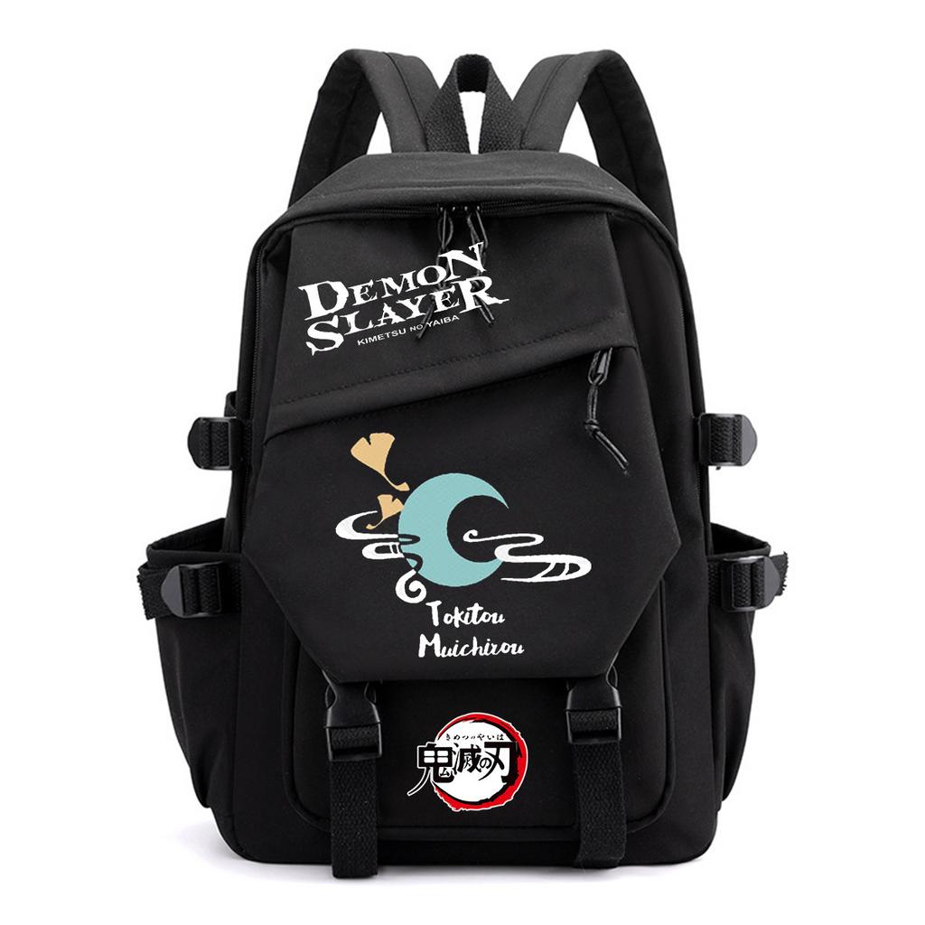 Anime surrounding ghost annihilation blade Tanjiro junior high school high school student schoolbag backpack Oxford cloth male and female