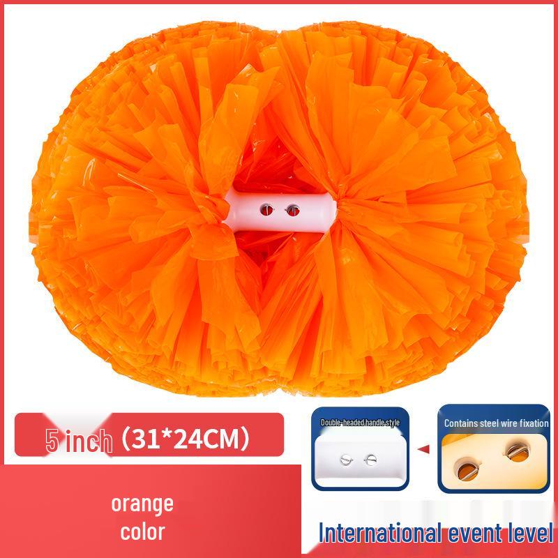 Colorful Cheerleading Pom-Poms and Hand-Flowers for Dance Performance