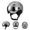 F-SH-47 Ski Helmet with Removable Liner and Ear Pads Goggles Compatible PC Material for All