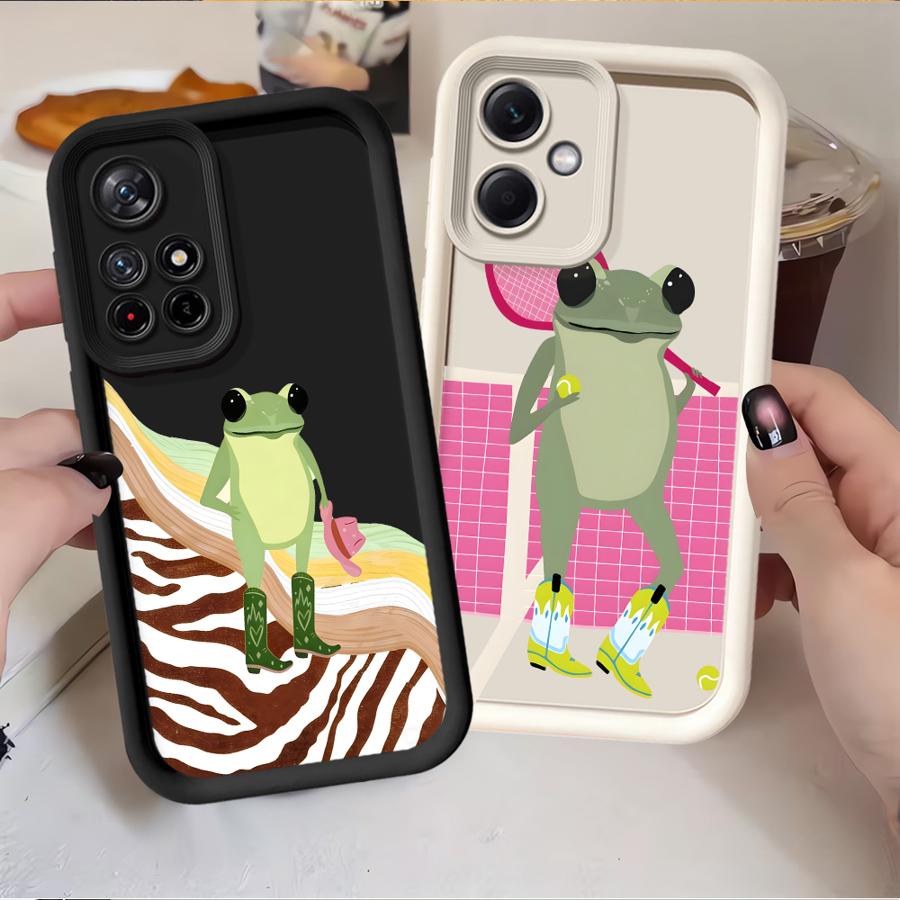 Fashion And Trends Frog Case for Xiaomi Redmi Note 14 Pro Plus 12 11 Note 13 12C 10 14C A1 A2 A3 A4 13C 12s 11s Phone Cover