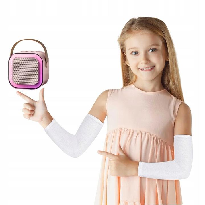 Bezprzewodowy Przenośny Zestaw Do Karaoke Głośnik Bluetooth + 2X Mikrofon