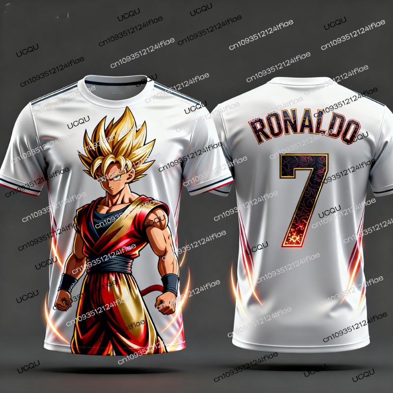 2026 Nowości Dragon Ball Z Goku/Vegeta Edycja Specjalna Koszulka Piłkarska Ronaldo Nr 7 Koszulka Piłkarska Specjalna Koszulka dla Fanów Zestaw