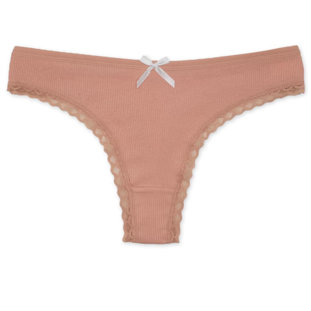 Ladies Underwear Panties Thong String Lace Transparent Underpant Knickers Briefs G String 6 pcs/Lot