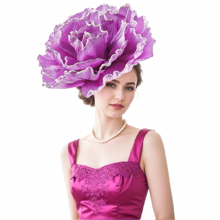 Luxurious Fabric Flower Crowns For Weddings Receptions Light Breathable Evening Wear