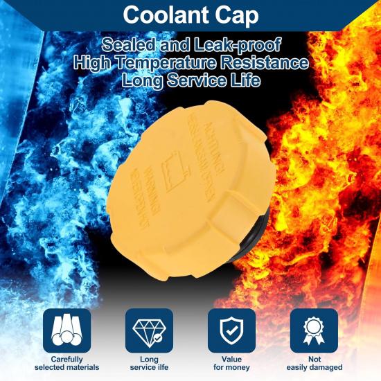 No.60698806 Coolant Cap for Opel for Astra 2005-2010 for Saab 9-3 2003-2015 Coolant Reservoir Cap 1 Pcs
