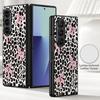 Modern Love Hearts Print Case For Samsung Galaxy Z Fold 8 7 6 5 Z Fold8 Fold7 Fold6 Hybrid Leather Skin Hard PC Folding Phone Cover