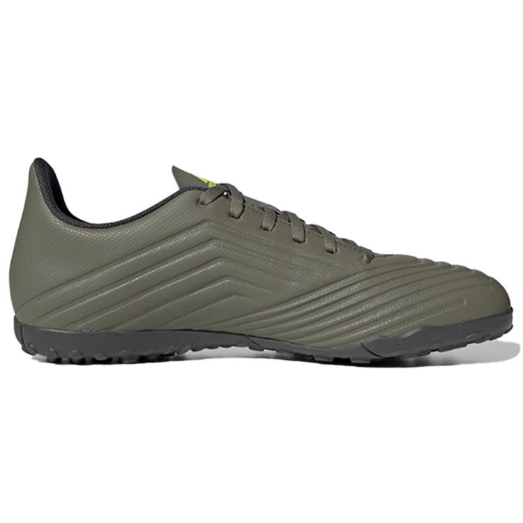 Adidas Predator 19.4 Round Toe Comfortable TF (Rubber Studs) Hard Ground Artificial Turf Ultra-Fine Slip-Resistant Durable Soccer Shoes EF8212