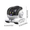 Automatic Follow Pet Monitoring Car 1080P Robot Camera On Wheel for Fully Home Coverage with Clear Night Viewing