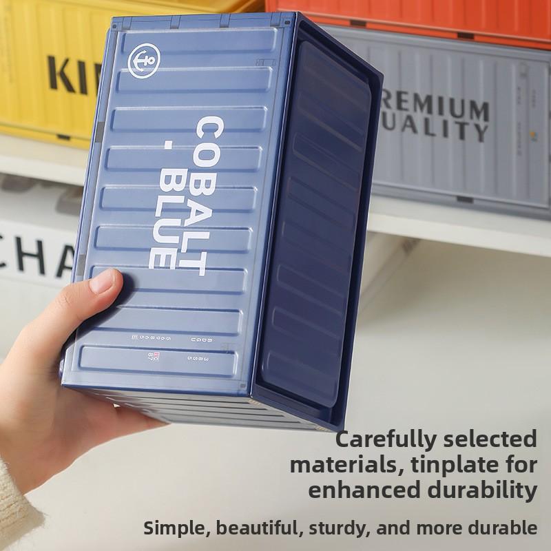 Paper Towel Box Container Iron-wrought Paper Drawer Box Tinplate Creative Paper Drawer Box Household Living Room Simple Style